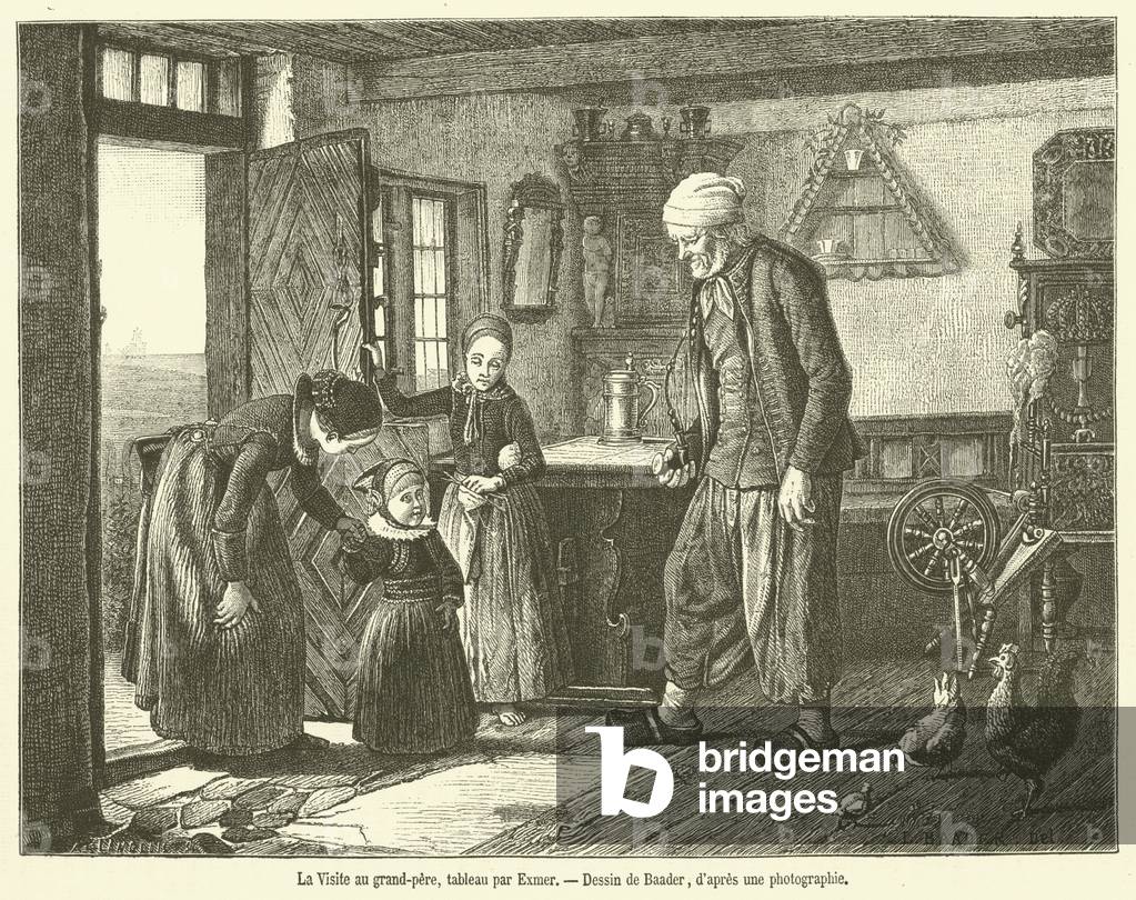 La Visite au grand-pere (engraving)
