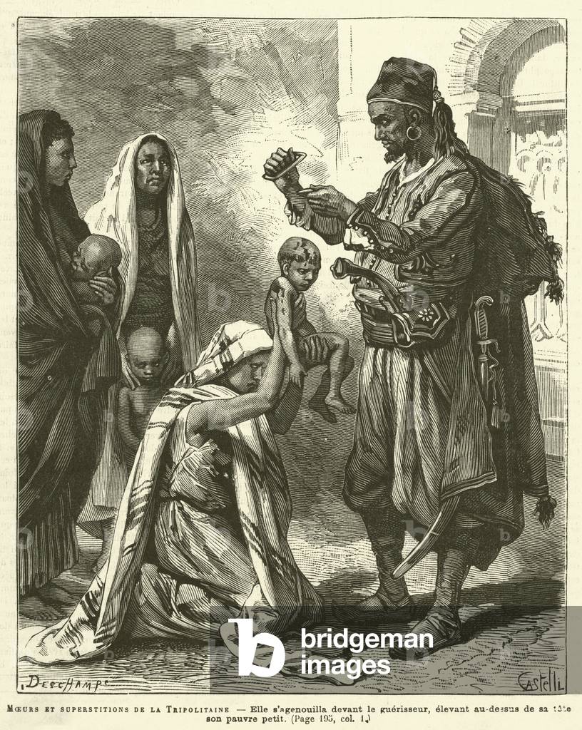Moeurs Et Superstitions De La Tripolitaine (engraving)