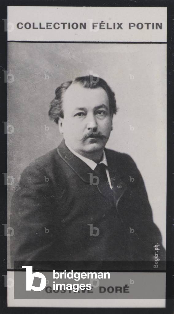 Gustave Dore (1833-1883) (b/w photo)