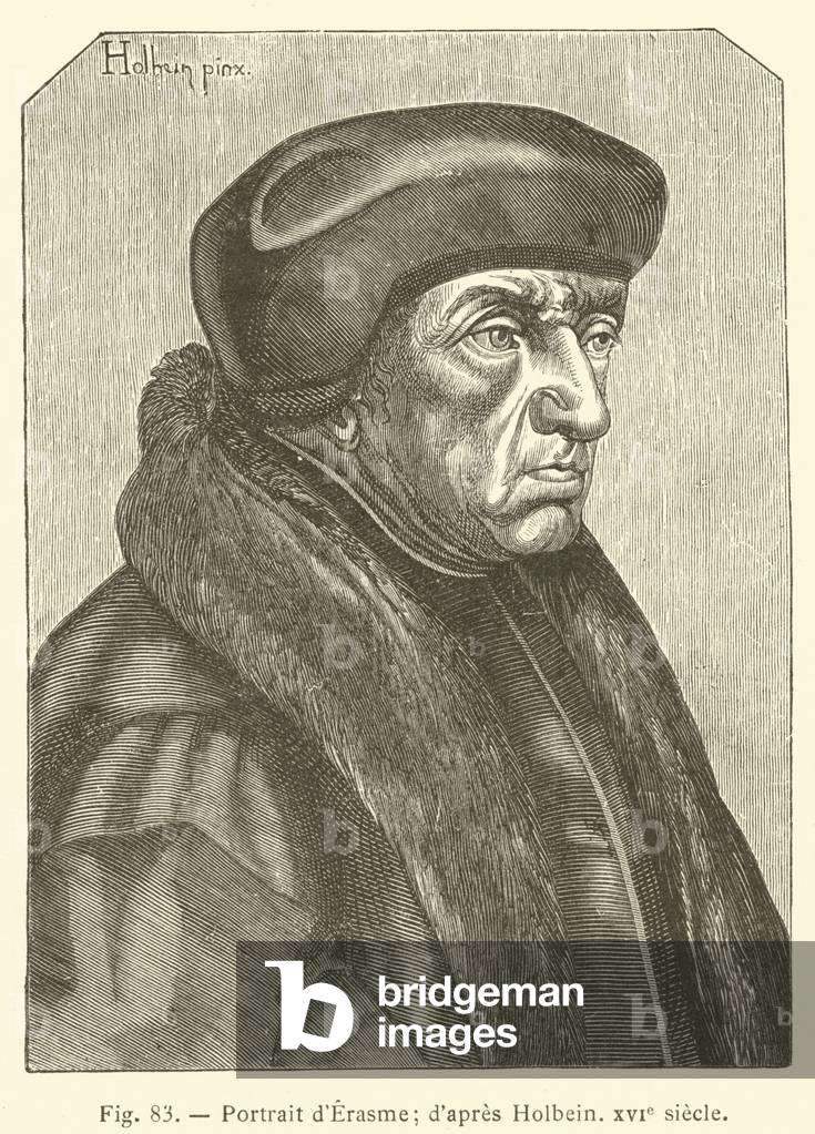 Portrait d'Erasme (engraving)