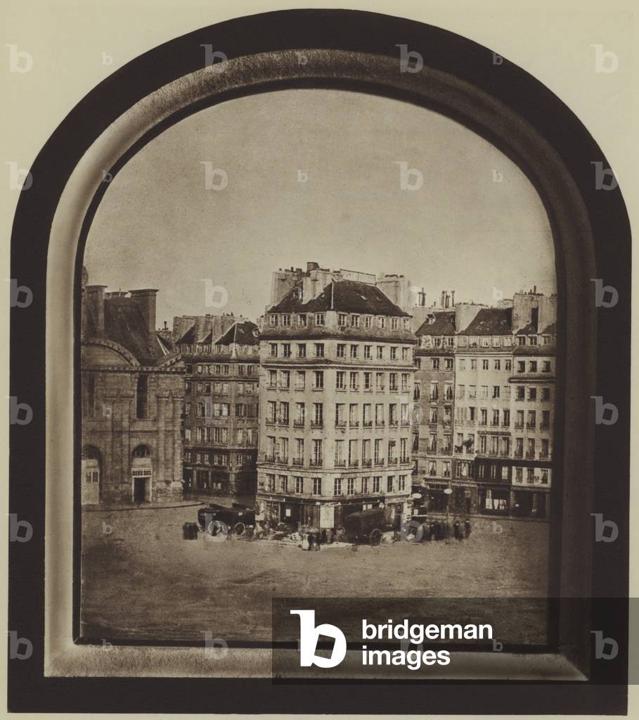 L'Hotel de Nantes, place du Carrousel (b/w photo)