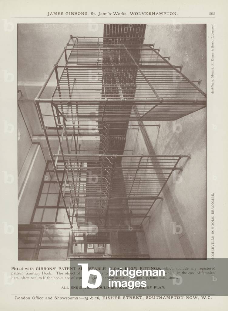 Page from The Architects' Compendium (litho)