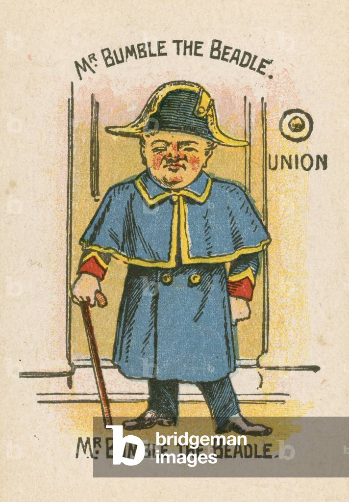 Mr Bumble the Beadle (colour litho)
