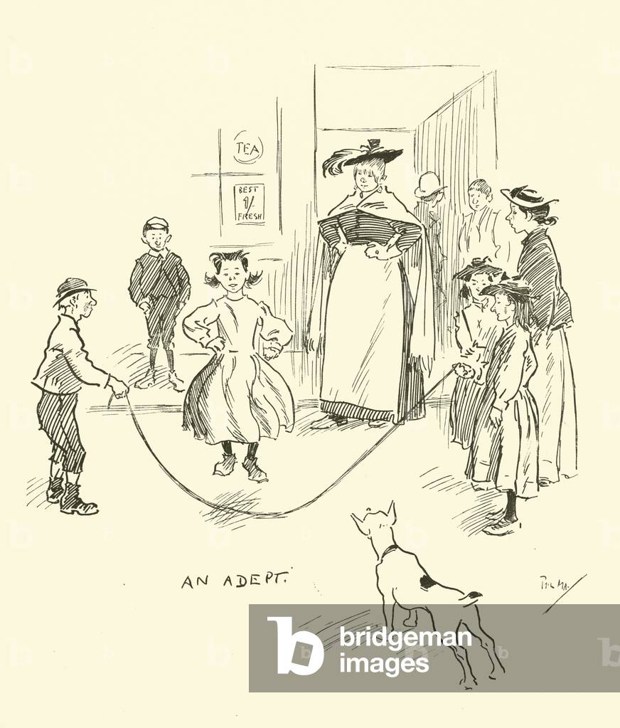 Illustration for Phil May's Gutter-Snipes (lithograph)