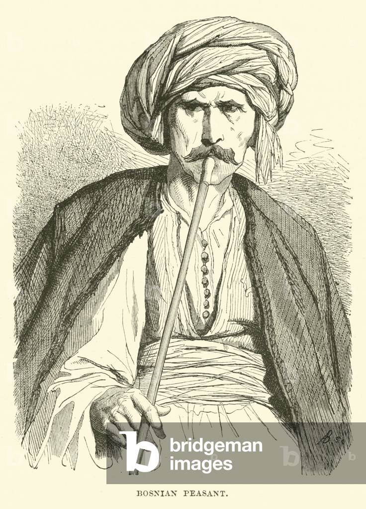 Bosnian peasant (engraving)