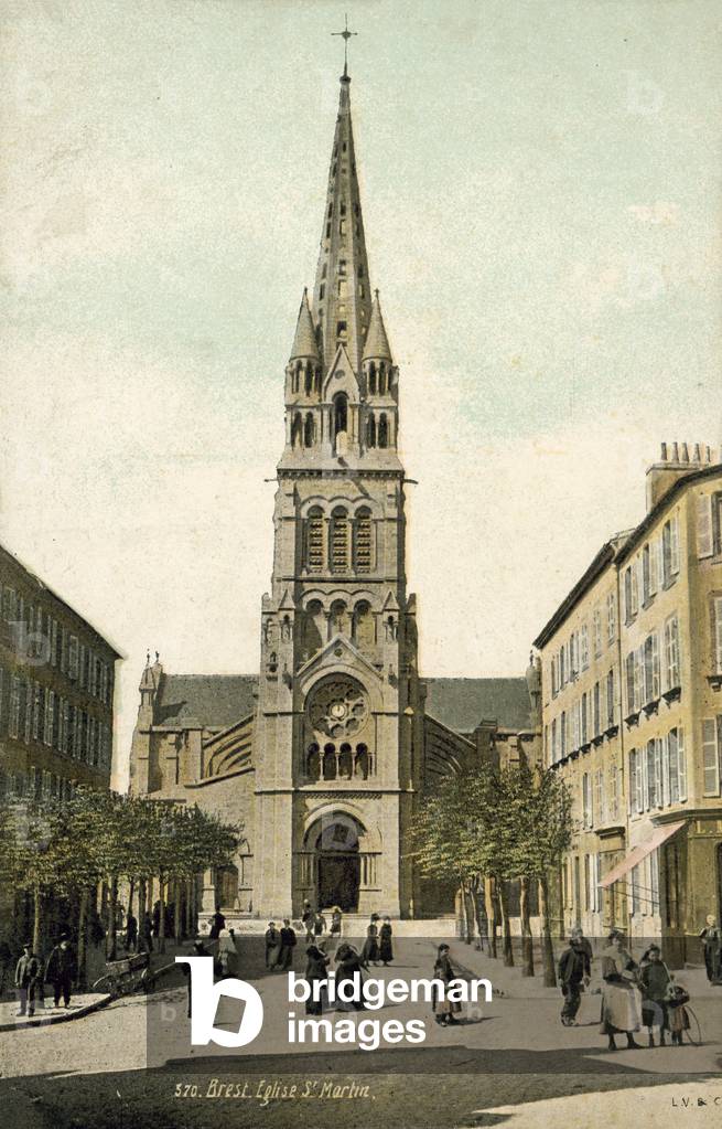 St Martin's Church, Brest (colour photo)