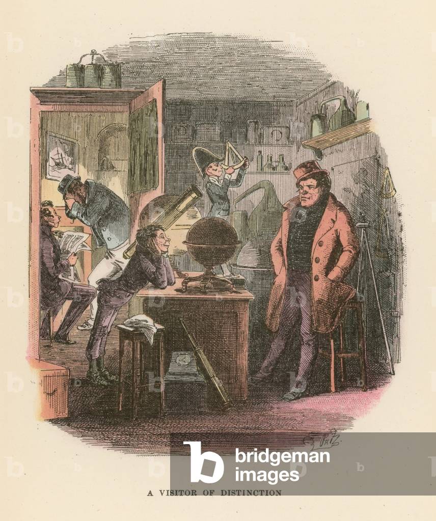 Illustration for Dombey and Son (colour litho)