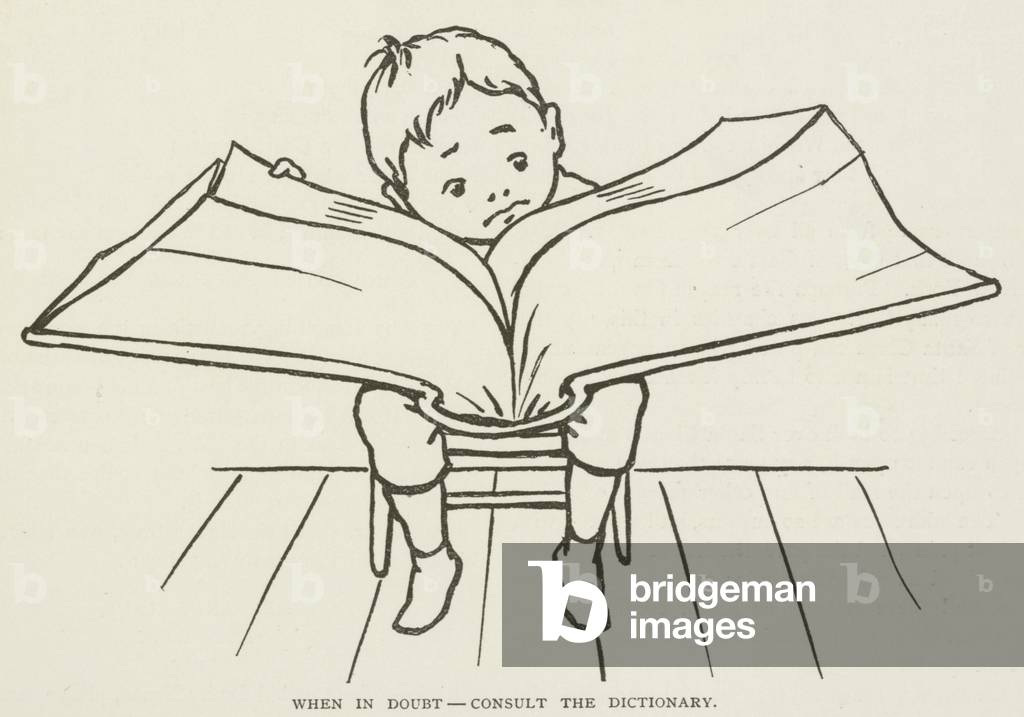 When in doubt, consult the dictionary (litho)