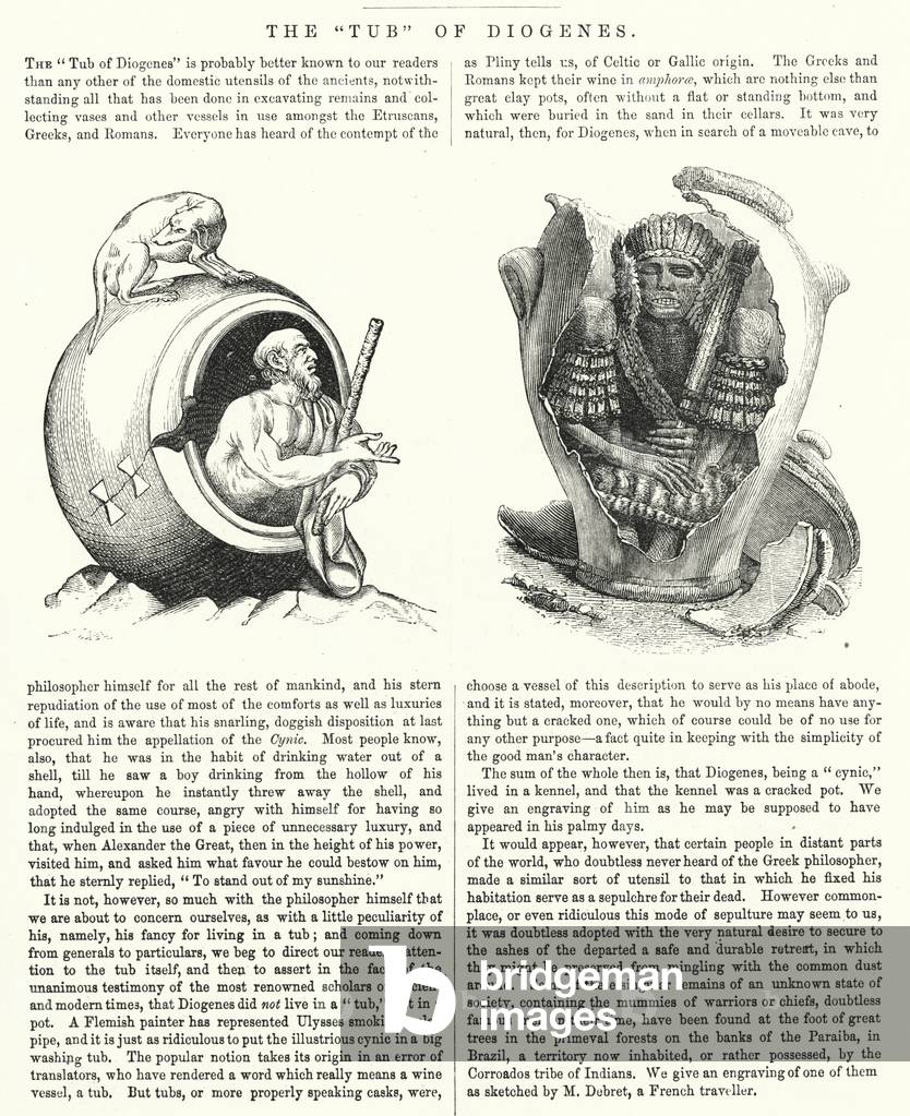 The Tub of Diogenes (engraving)