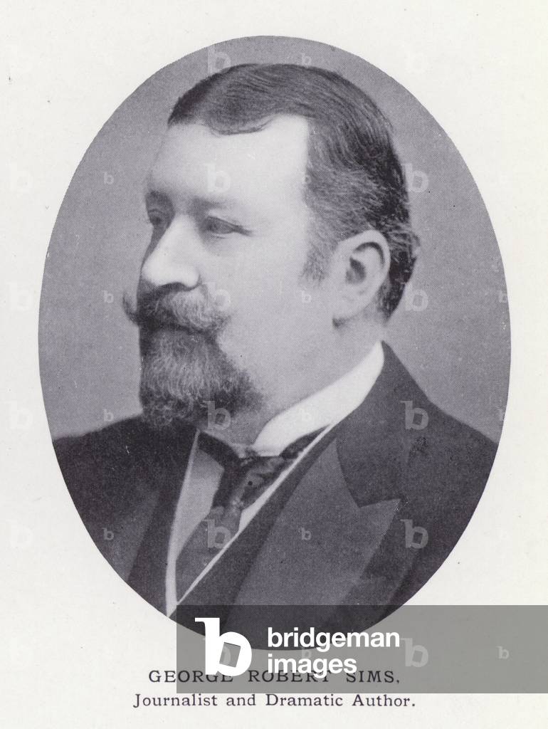 Prominent Men of London: George Robert Sims (b/w photo)