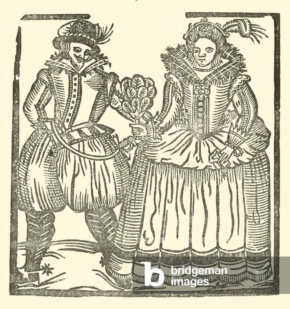 Illustration for The Roxburghe Ballads (woodcut)