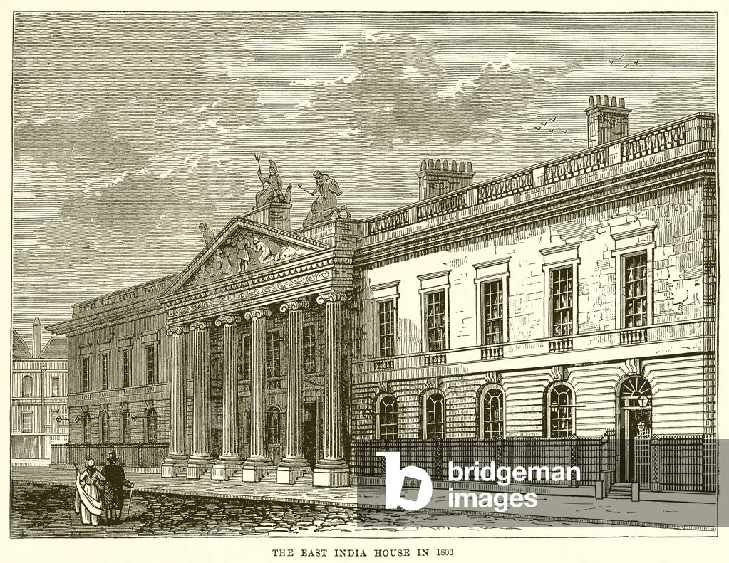 The East India House in 1803 (engraving)