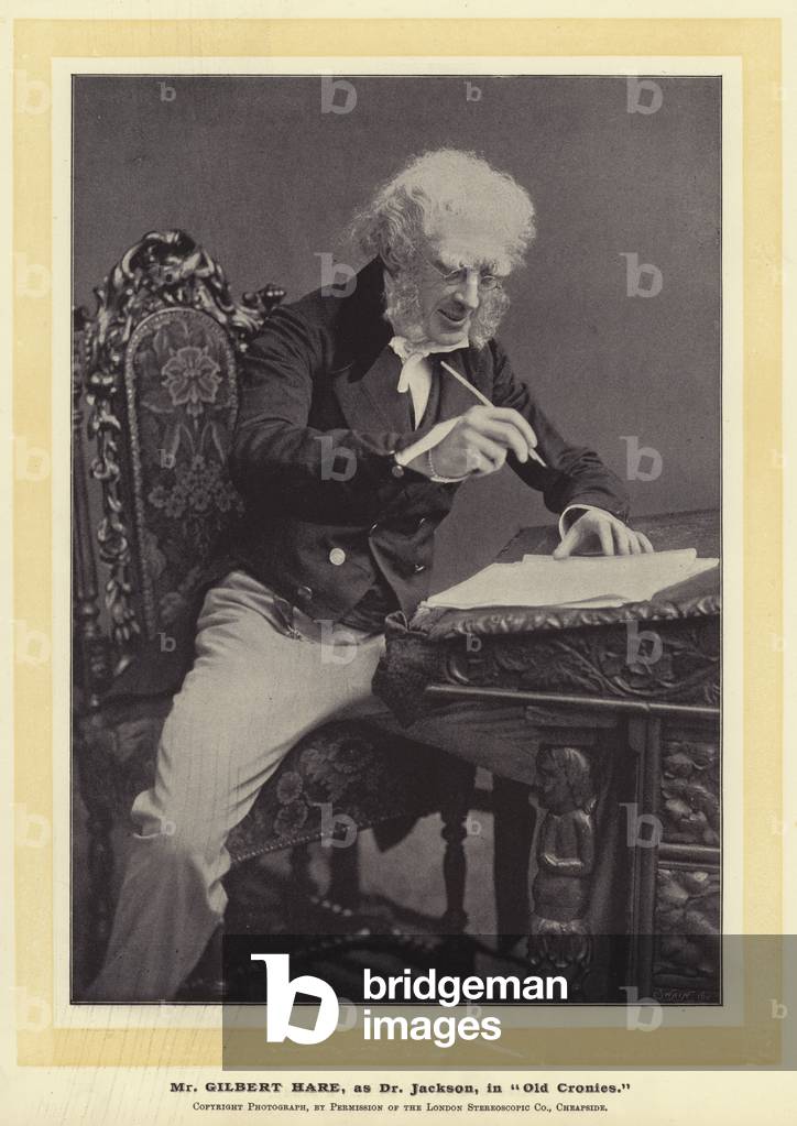 Mr Gilbert Hare, as Dr Jackson, in 