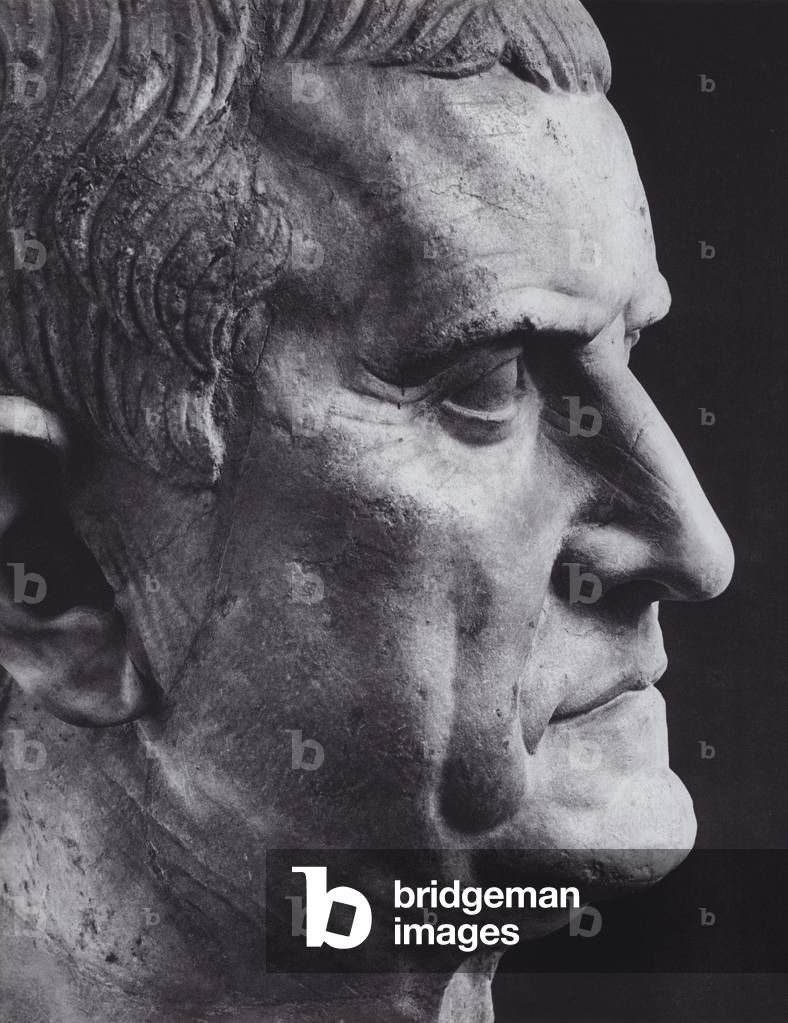 Roman Portraits: Galba (b/w photo)