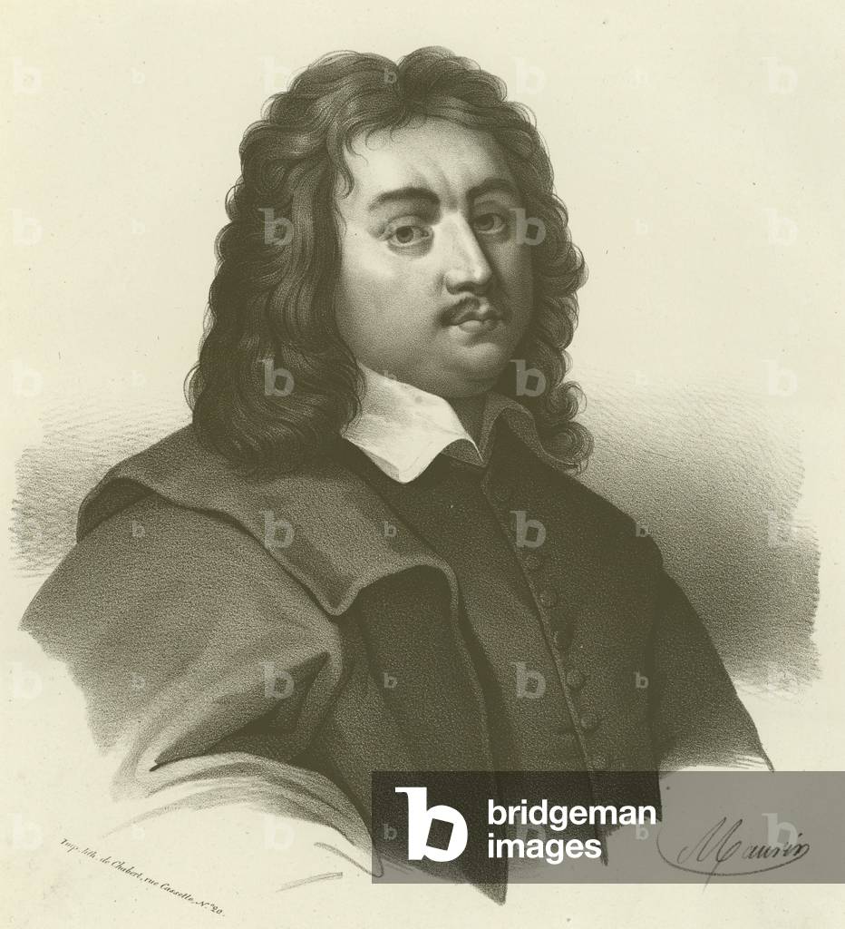 Nicolaes Berchem, Dutch artist (engraving)