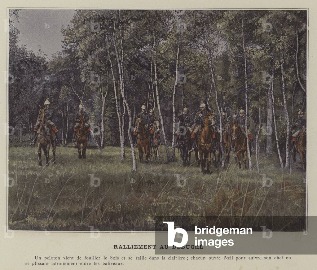 Ralliement au Debuche (coloured photo)