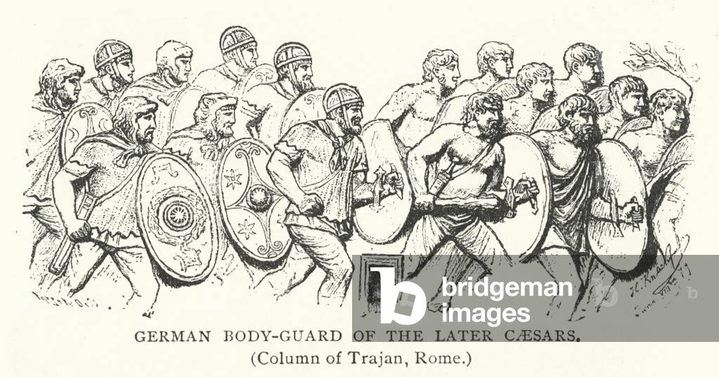 German Body-guard of the Later Caesars (engraving)