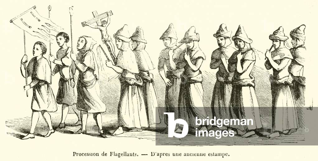 Procession de Flagellants (engraving)