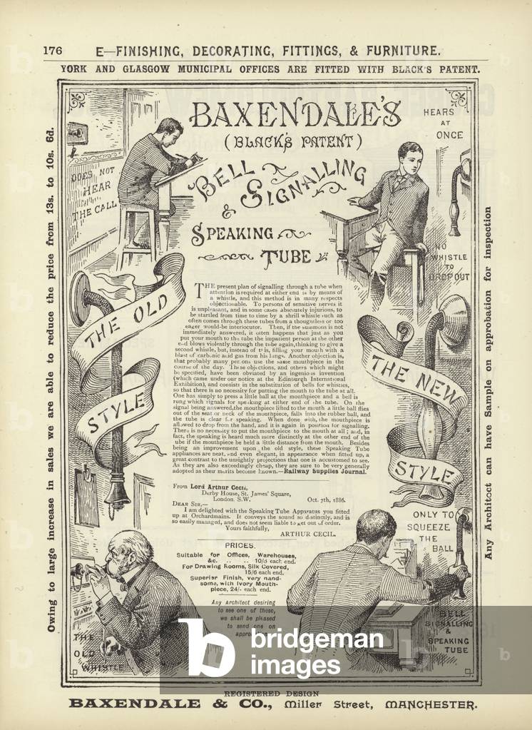Page from The Architect's, Surveyor's and Engineer's Compendium 1892 (engraving)