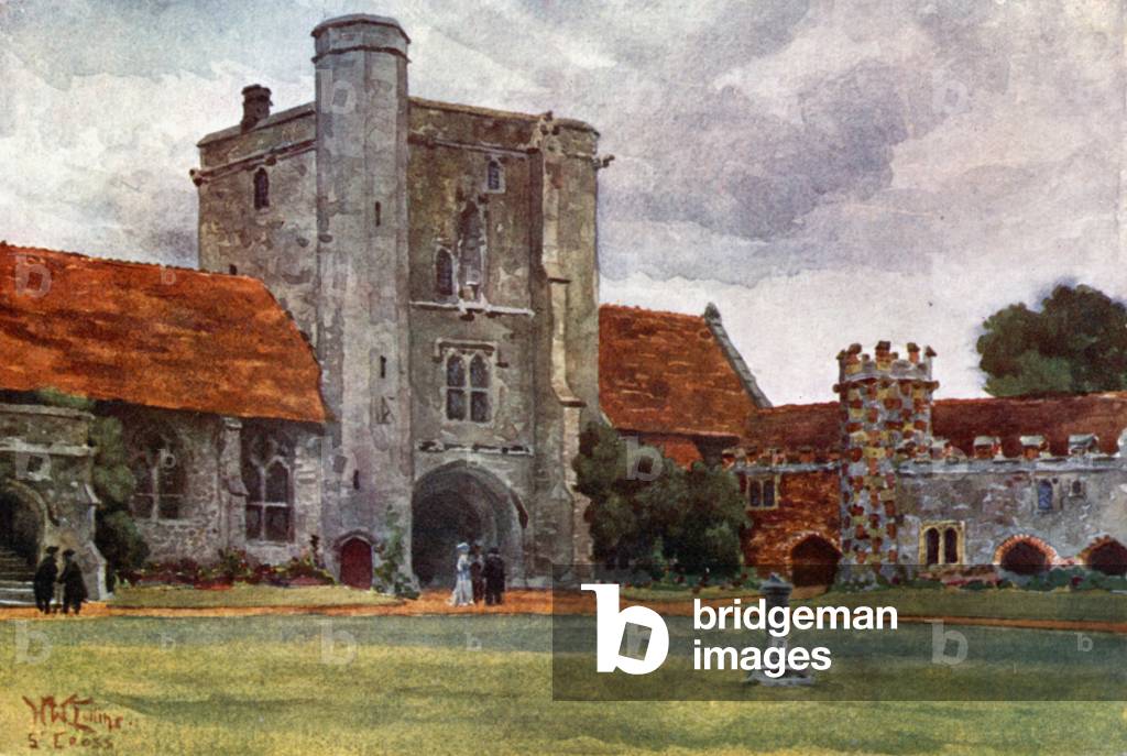 Winchester, St. Cross (colour litho)