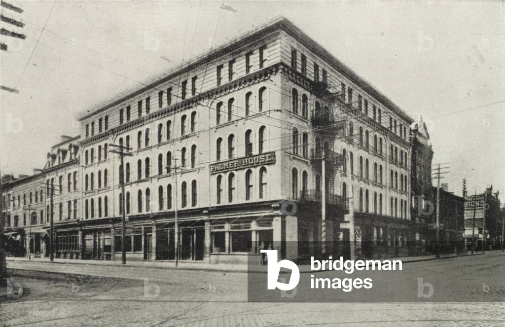 Toronto: The Palmer House, Corner King and York Streets (b/w photo)