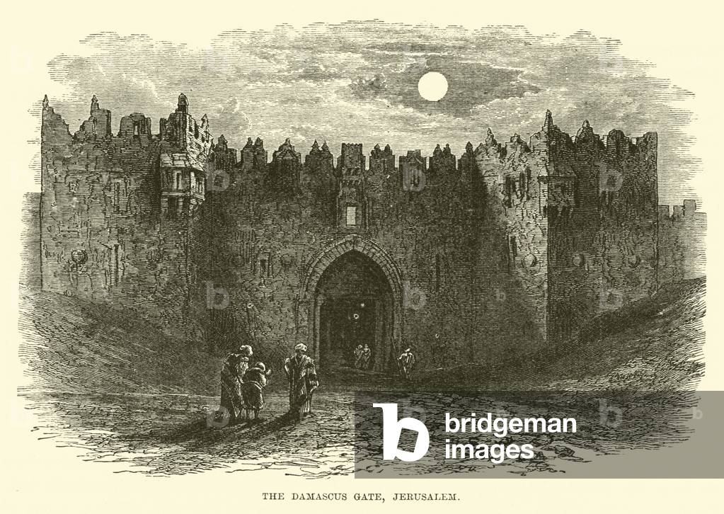The Damascus Gate, Jerusalem (engraving)