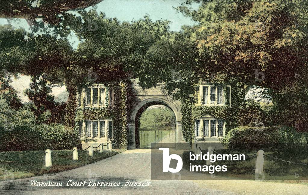Warnham Court Entrance, Sussex (colour photo)