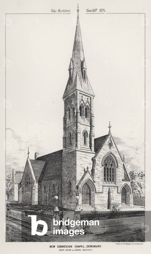 New Connexion Chapel, Dewsbury (engraving)
