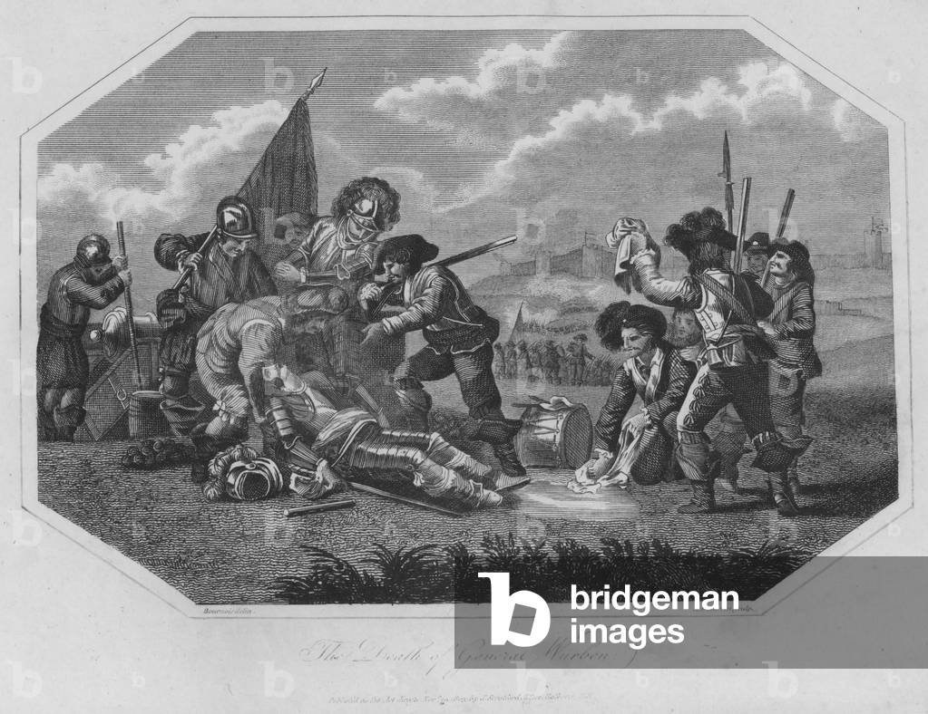 The Death of General Wurben (engraving)