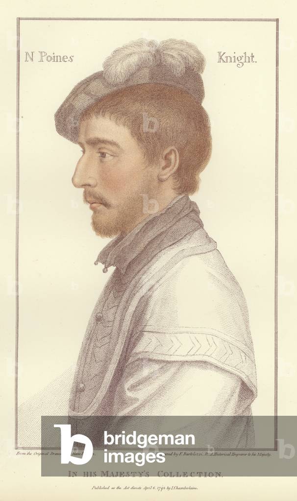 Sir Nicholas Poins (aquatint)