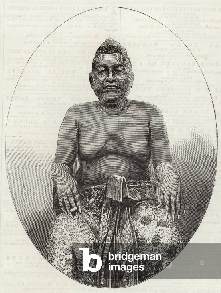 The first King of Siam (engraving)