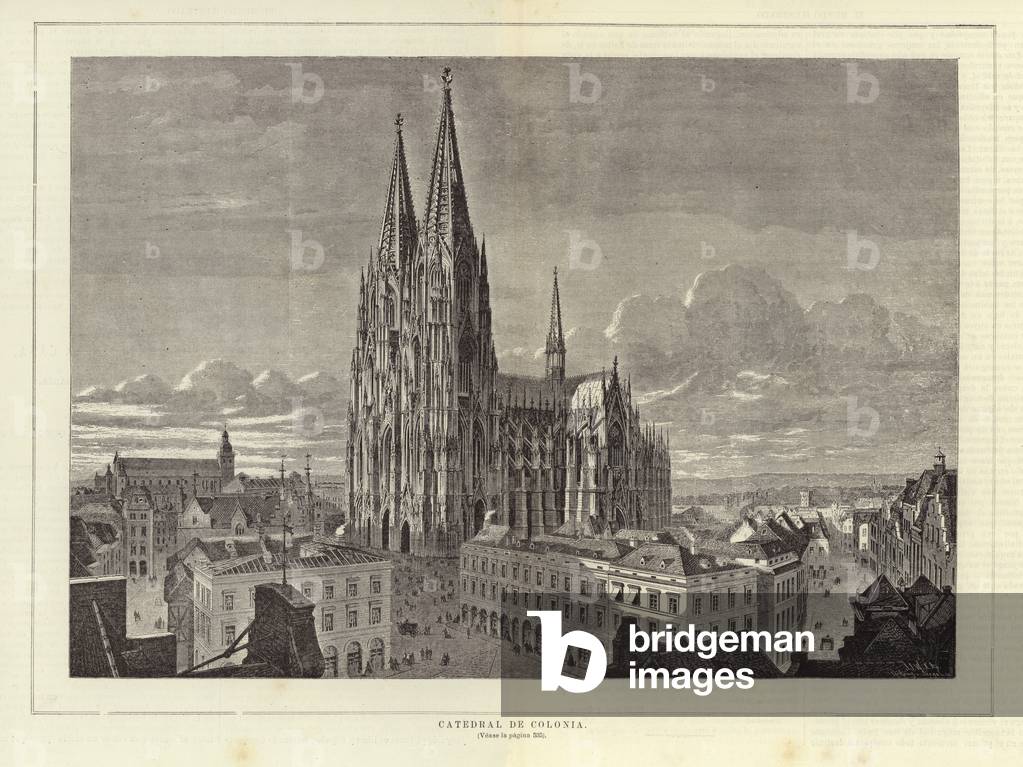 Cologne cathedral (engraving)
