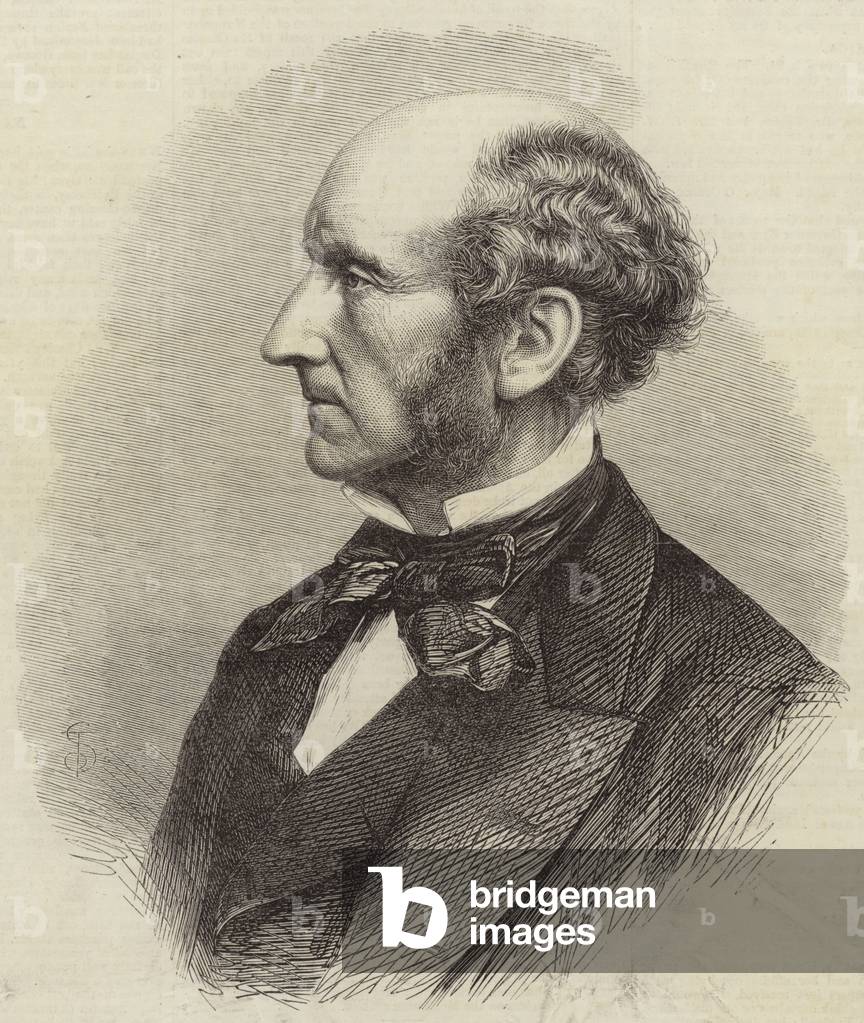 Mr John Stuart Mill (engraving)