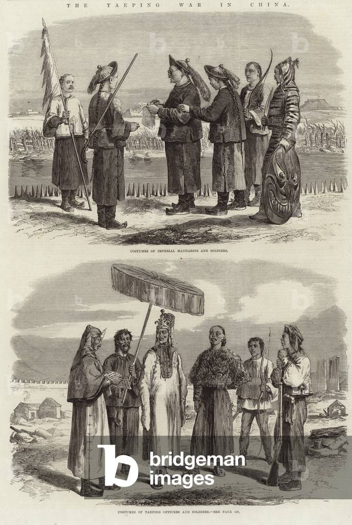 The Taeping War in China (engraving)