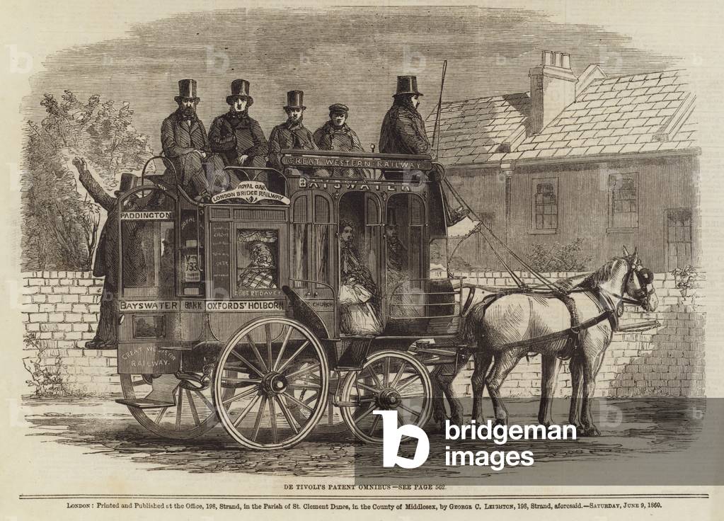 De Tivoli's Patent Omnibus (engraving)