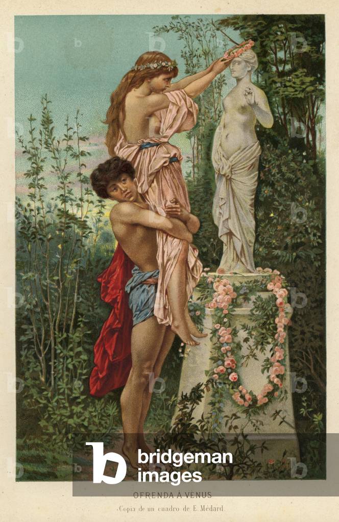 Offering to Venus (chromolitho)