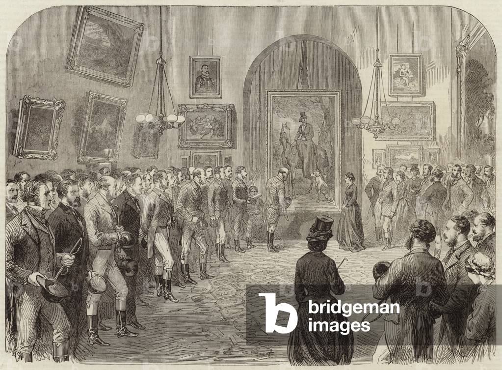 Presentation to the Countess of Yarborough (engraving)