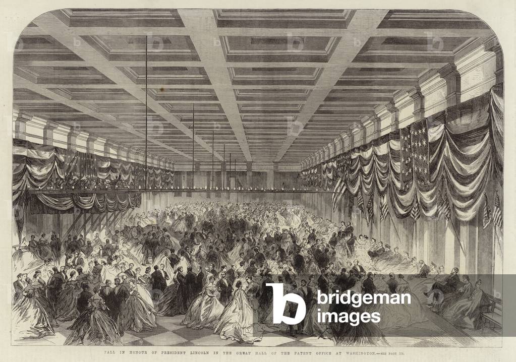 Ball in Honour of President Lincoln (engraving)