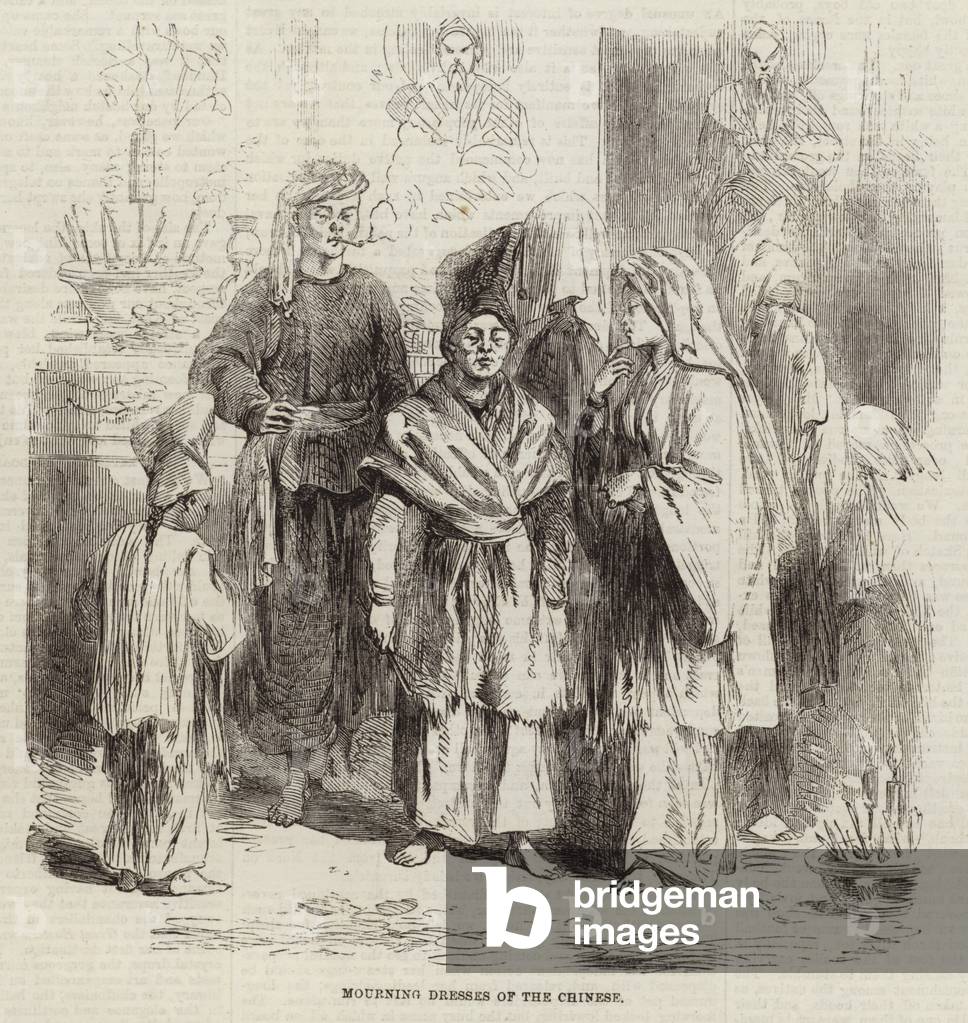 Mourning Dresses of the Chinese (engraving)