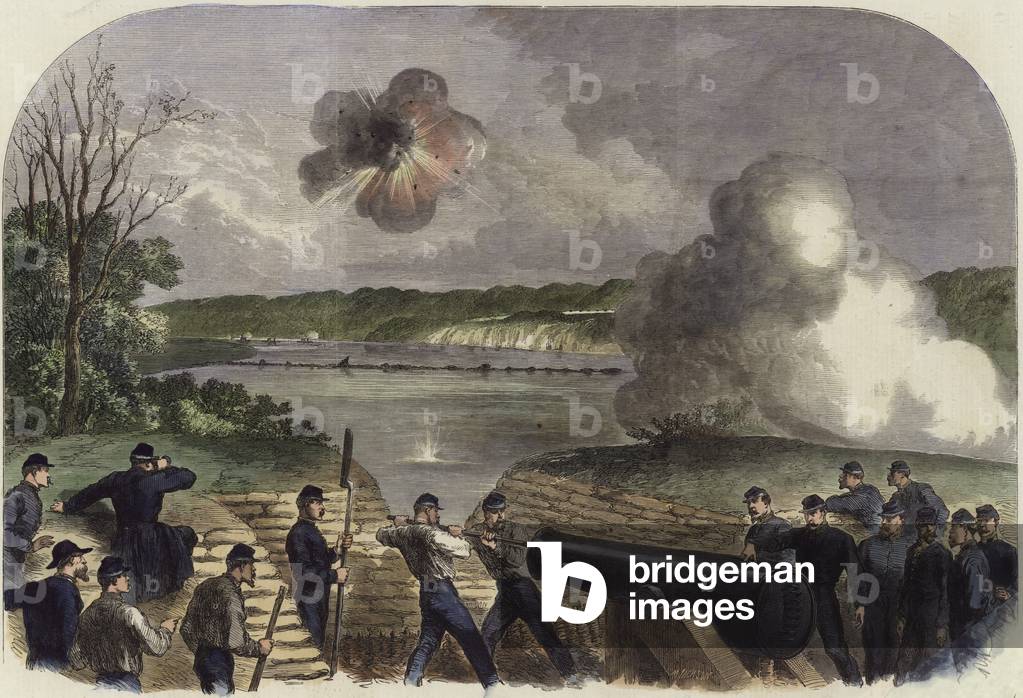Illustrations of the War in America (coloured engraving)