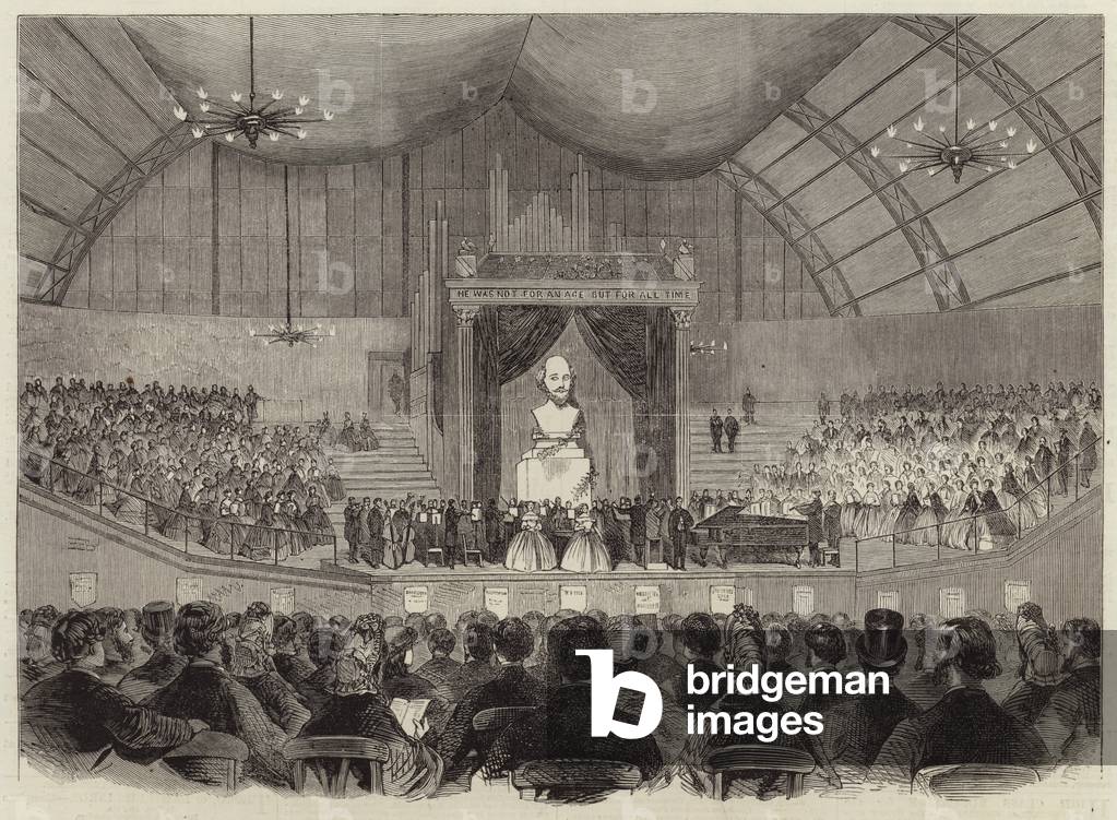 The Shakespeare Commemoration in London (engraving)