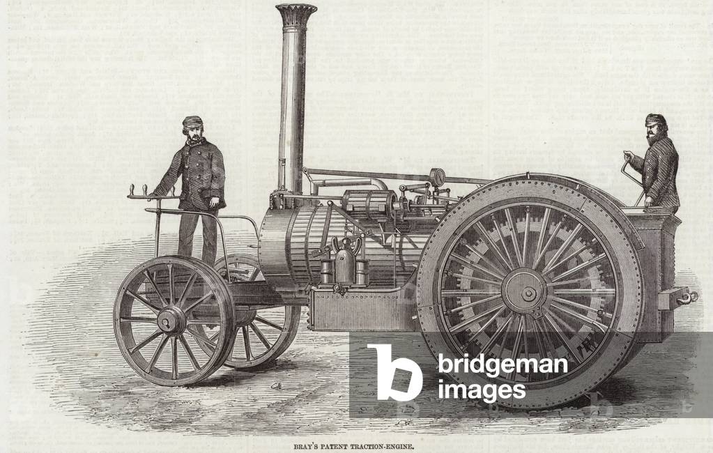 Bray's Patent Traction Engine (engraving)