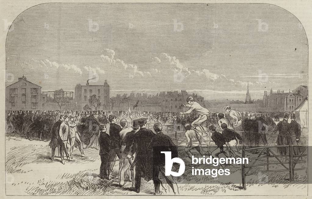 Atheltic sports by the Westminster scholars (engraving)