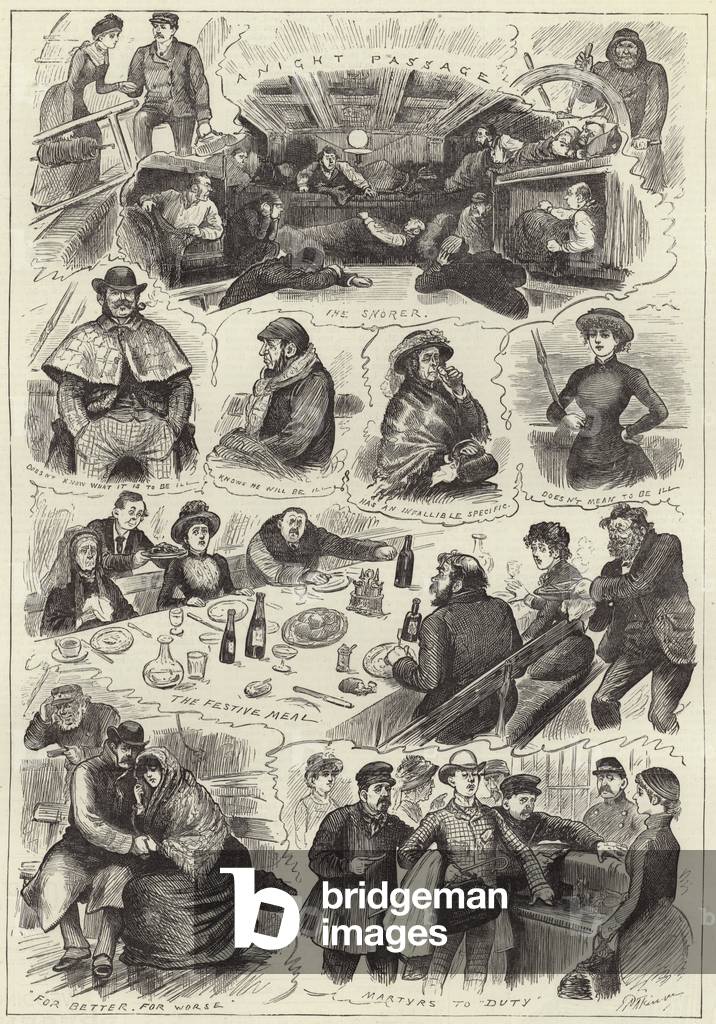 Crossing the Channel (engraving)