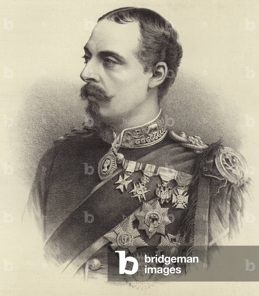 His late Royal Highness Prince Leopold (engraving)