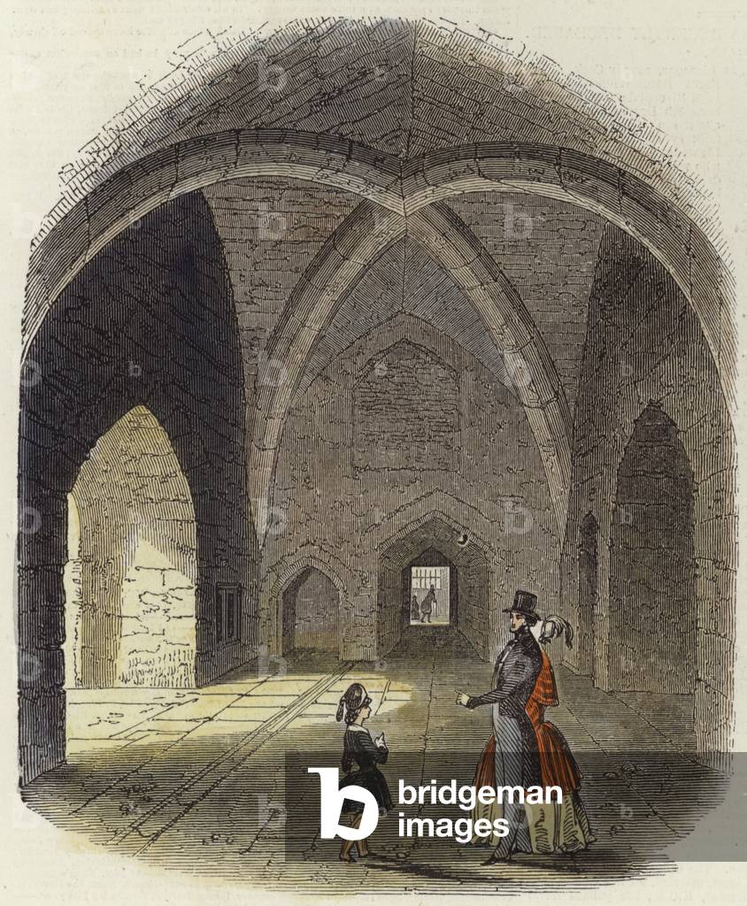 The Tower of London (coloured engraving)