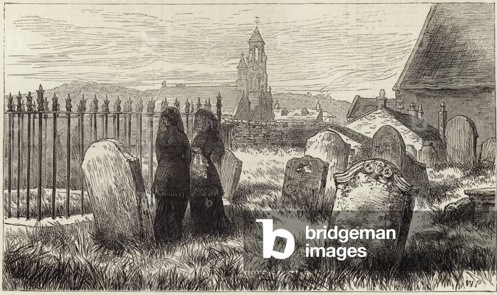 Burial place of Thomas Carlyle (engraving)