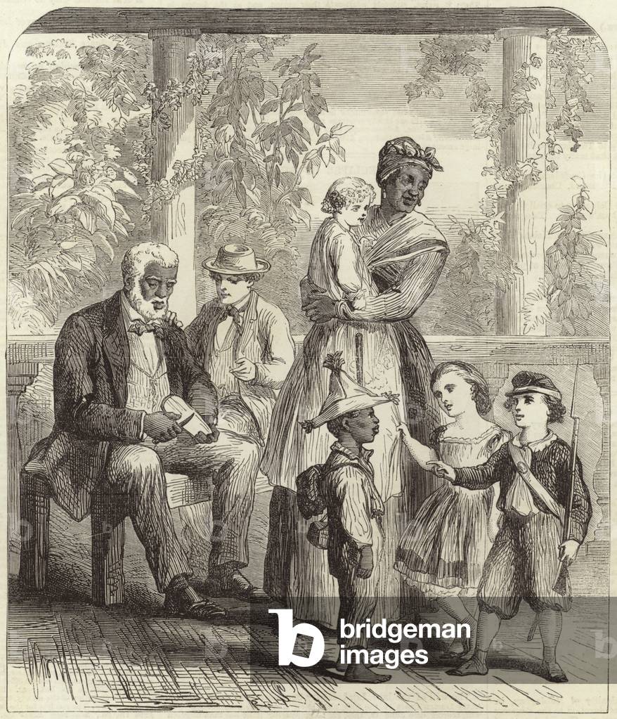 Domestic life in South Carolina (engraving)