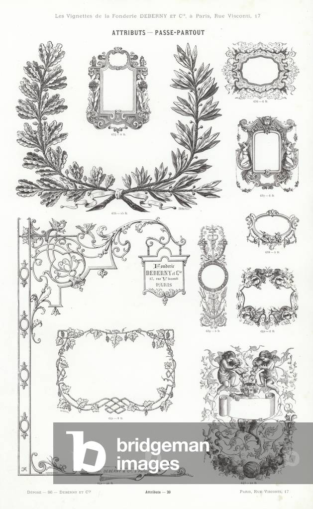 Page from Vignettes Typographiques (engraving)
