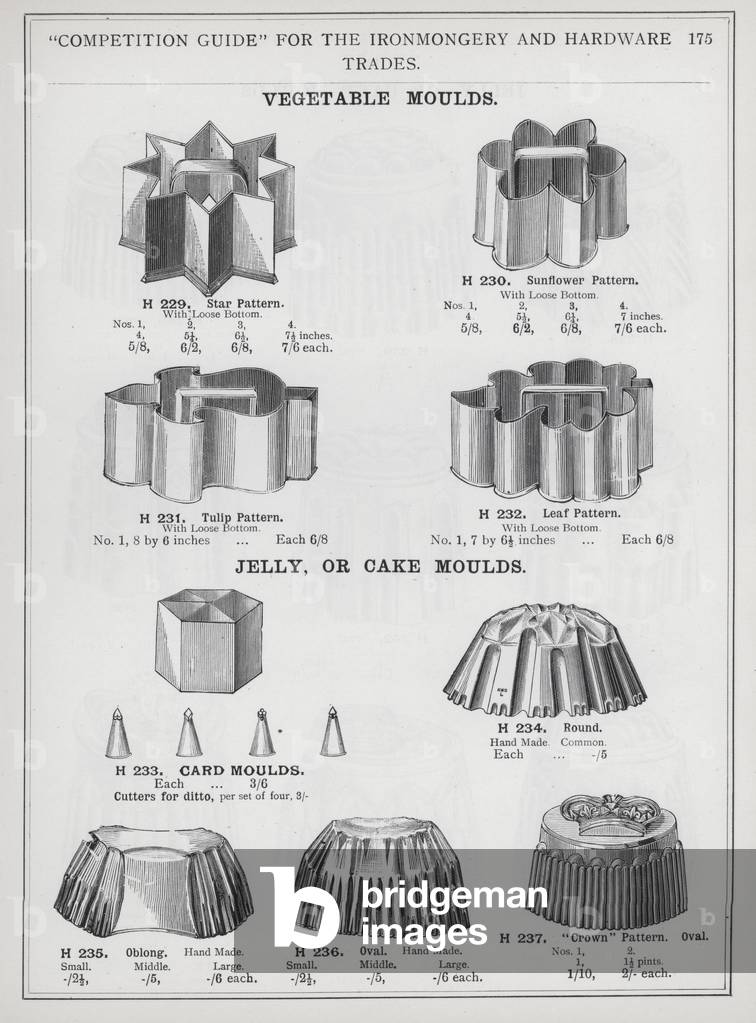 Page of catalogue for the Ironmongery and Hardware Trades, c 1895 (litho)